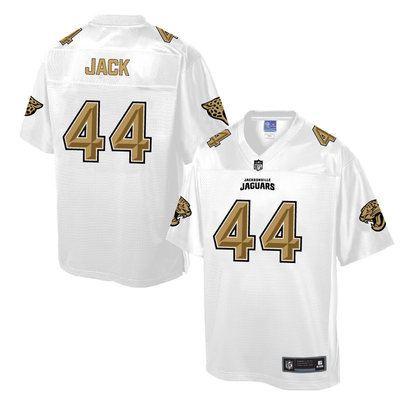Nike Jaguars #44 Myles Jack White Men's NFL Pro Line Fashion Elite Jersey