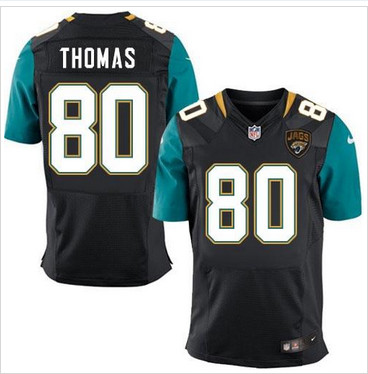 NEW Jacksonville Jaguars#80 Julius Thomas Black Alternate Men's Stitched NFL Elite Jersey