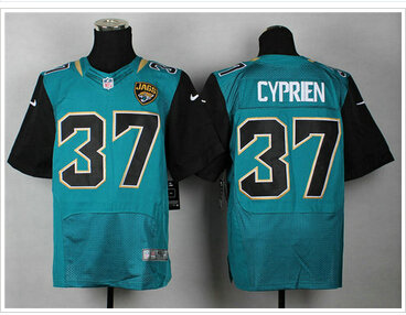 NEW Jacksonville Jaguars #37 Cyprien Teal-Black Alternate NFL Elite Jersey