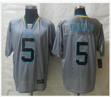 NEW Jacksonville Jaguars #5 Blake Bortles Lights Out Grey NFL Elite Jersey