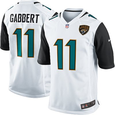 NFL NEW Jacksonville Jaguars 11 Blaine Gabbert White Alternate Jerseys(Game)