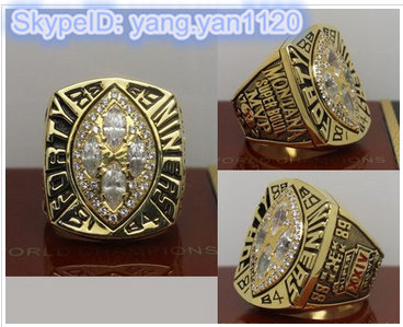 1989 NFL Super Bowl XXIV San Francisco 49ers Championship Ring
