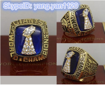 1986 NFL Super Bowl XXI New York Giants Championship Ring