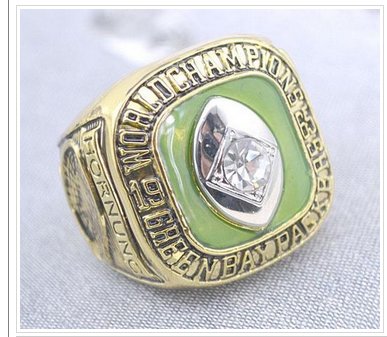 NFL Green Bay Packers Paul Hornung MVP World Champions Gold Ring