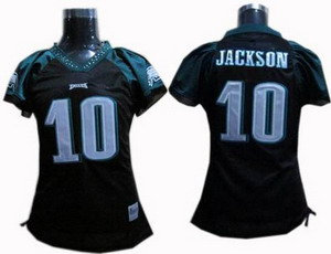 WOMEN Philadelphia Eagles 10 DeSean Jackson Jerseys black