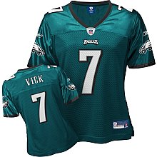 WOMEN Philadelphia Eagles 7 MICHAEL VICK green