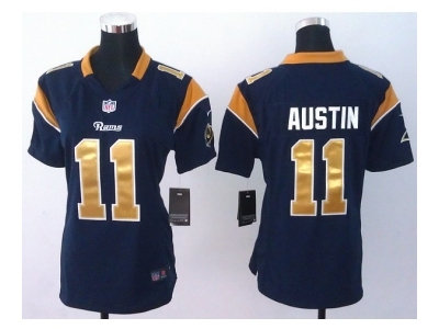 NEW women nfl jerseys Los Angeles Rams #11 austin Blue
