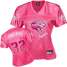 Women jerseys Jacksonville Jaguars #32 Maurice Jones-drew pink Jersey