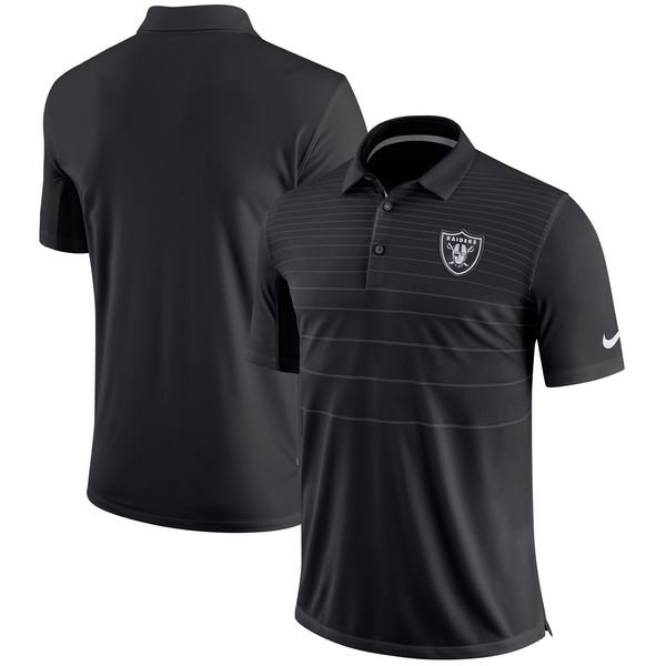 Men's Oakland Raiders Nike Black Early Season Polo