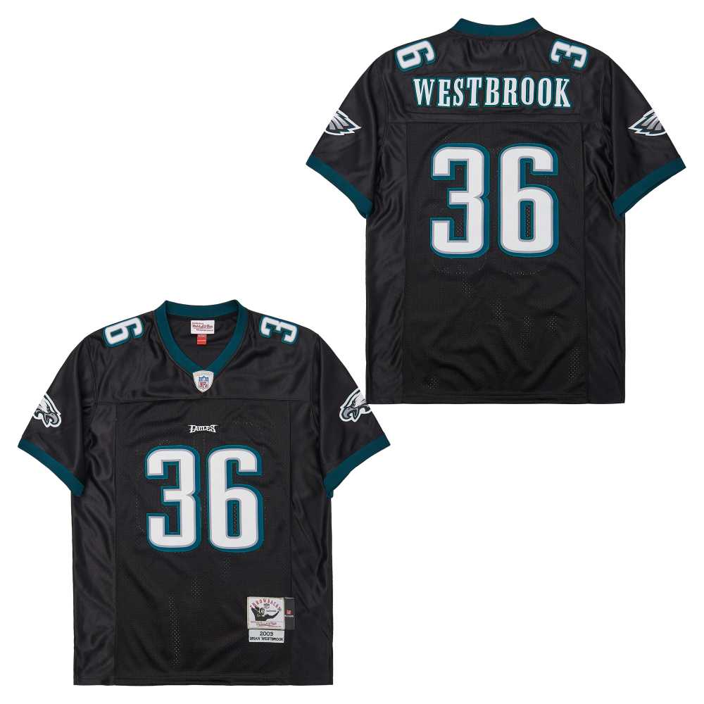 Mitchell&Ness Eagles #36 Throwback NFL Jersey