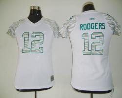 Green Bay Packers #12 Rodgers Women Jerseys
