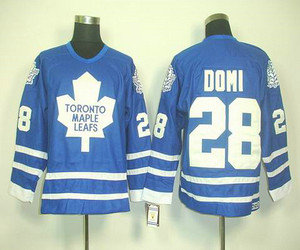 nhl jerseys toronto maple leafs #28 domi blue