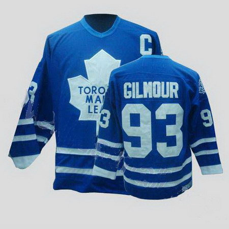 Toronto Maple Leafs 93 Doug Gilmour Blue CCM Throwback