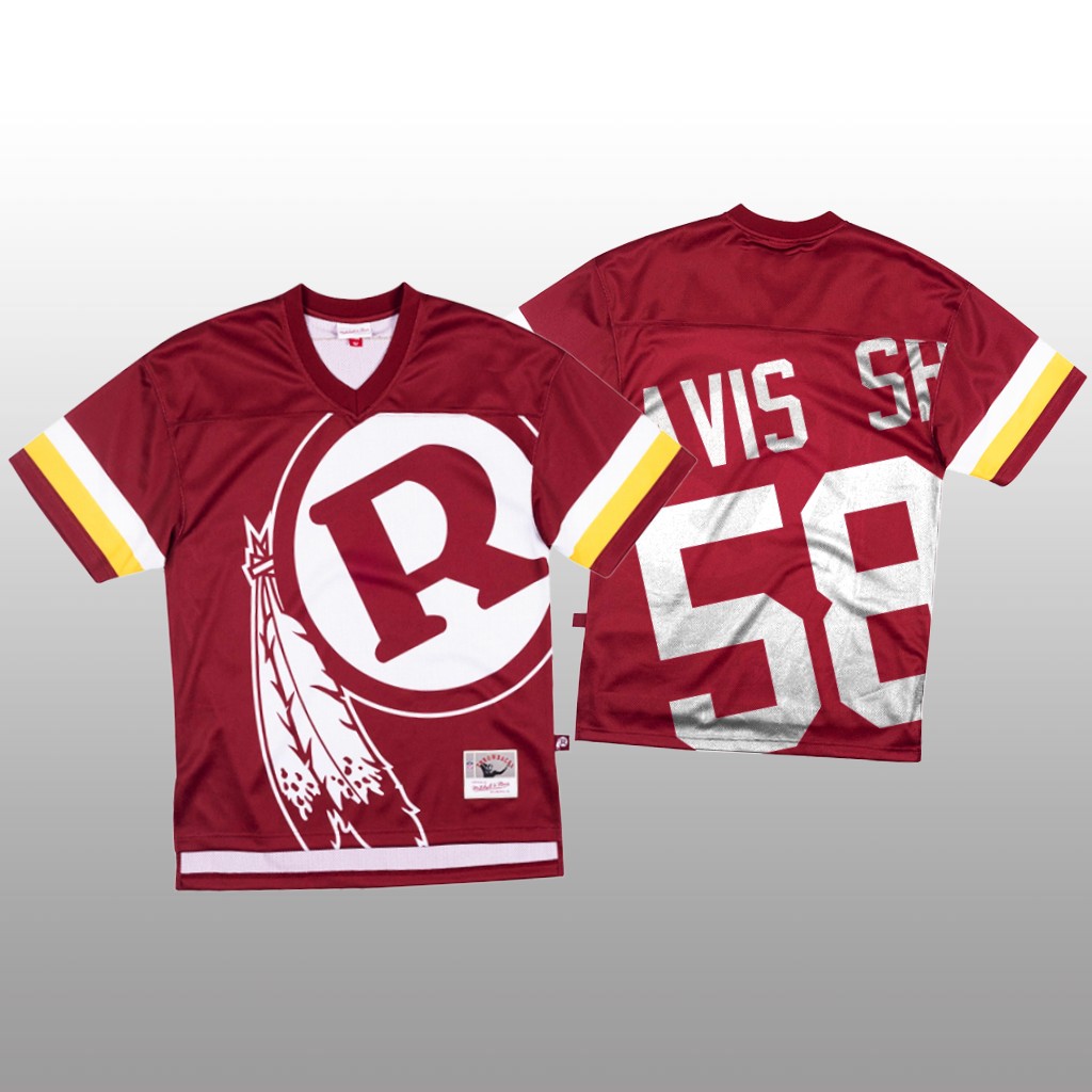 NFL Washington Redskins #58 Thomas Davis Sr. Red Men's Mitchell & Nell Big Face Fashion Limited NFL Jersey