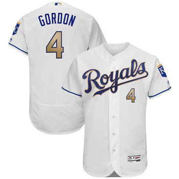 Kansas City Royals Alex Gordon Customized Men MLB Jersey