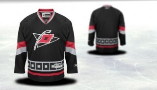Carolina Hurricanes Youth black Third Jersey (Blank or Customized)