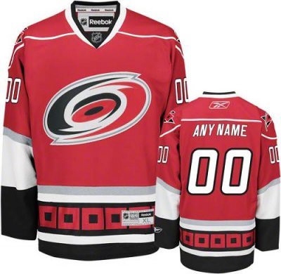 Customized Carolina Hurricanes Jersey Red Home Man Jersey