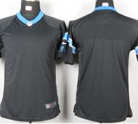Nike Youth Carolina Panthers blank Black Portrait Fashion Game Jerseys