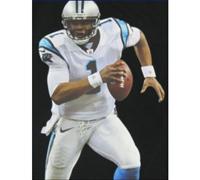 Nike Youth Carolina Panthers #1 Newton Black Portrait Fashion Game