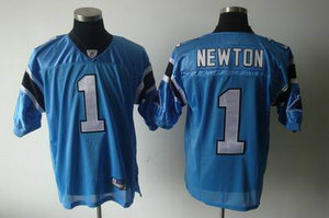 youth Carolina Panthers 1 Cam Newton blue Jersey