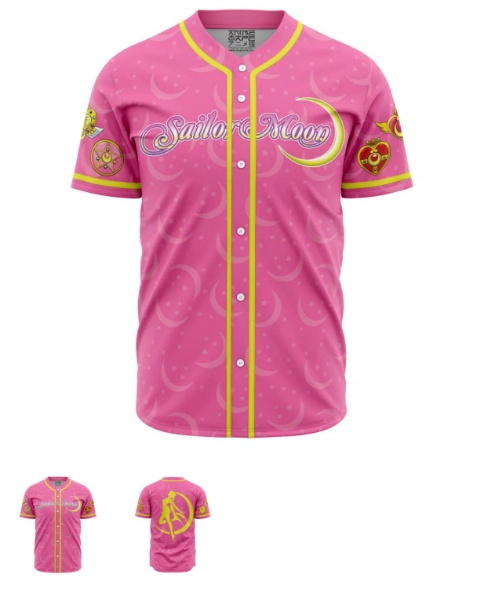 Pretty Guardian V1 Sailor Moon Baseball Jersey