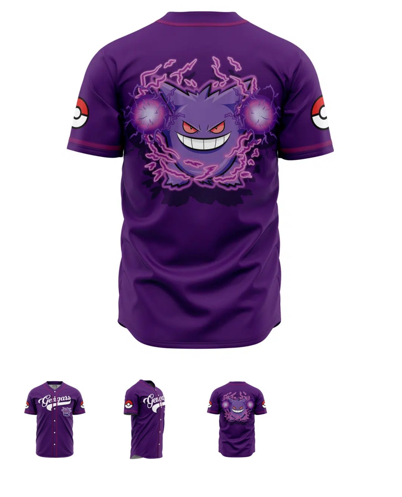 3D Print Baseball Purple Jerseys