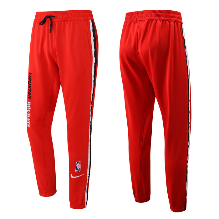 Men's Houston Rockets Red Performance Showtime Basketball Pants