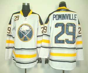 Buffalo Sabres 29 POMINVILLE white nhl jerseys
