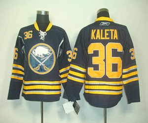 Buffalo Sabres 36 Kaleta dark blue nhl jerseys