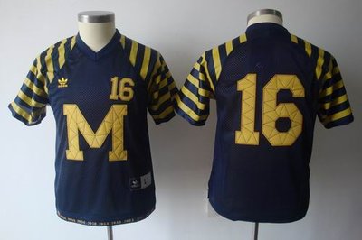 Youth NCAA Michigan Wolverines Denard Robinson 16 Under The Lights College Football Jersey
