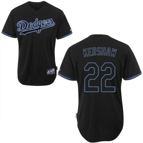 Dodgers Black Men's Customized Majestic MLB Fashion Authentic Jersey
