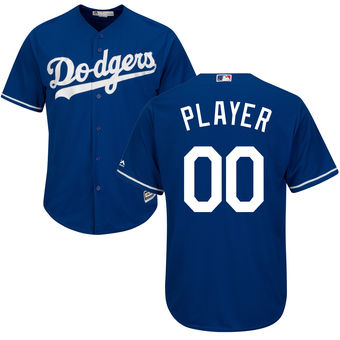 Men's Los Angeles Dodgers Majestic Royal Cool Base Custom Jersey