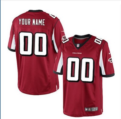 Men's Nike Atlanta Falcons Customized Limited Red Team Color NFL Jersey