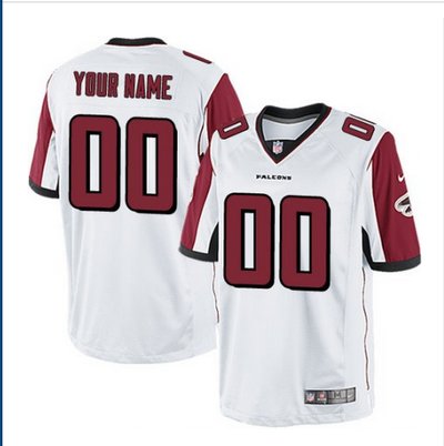 Men's Nike Atlanta Falcons Customized Limited White NFL Jersey