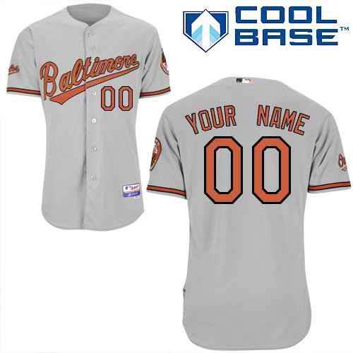 Baltimore Orioles Grey Man Custom Jerseys