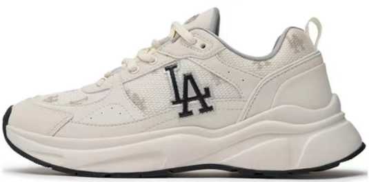 Women Running Weapon Los Angeles Dodgers Baseball Shoes Sneakers Cream 001