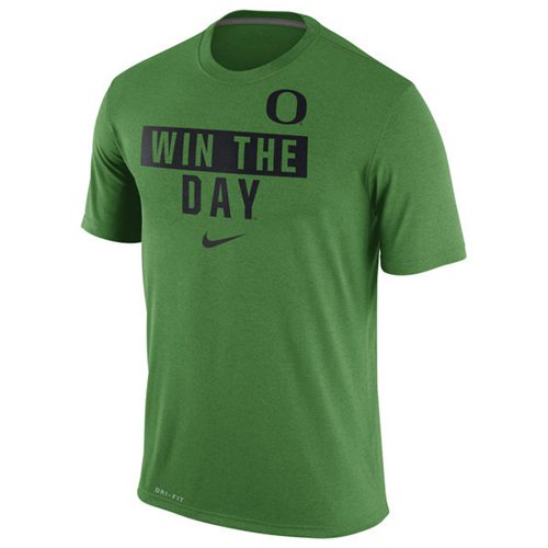 Oregon Ducks WTD Legend Local Verbiage Dri-FIT T-Shirt Apple Green