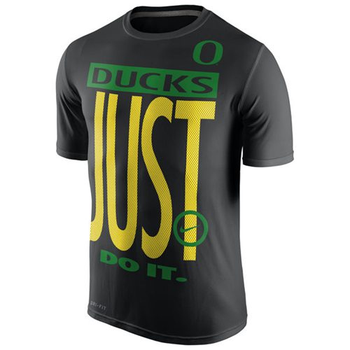 Oregon Ducks Legend Just Do It Performance T-Shirt Black