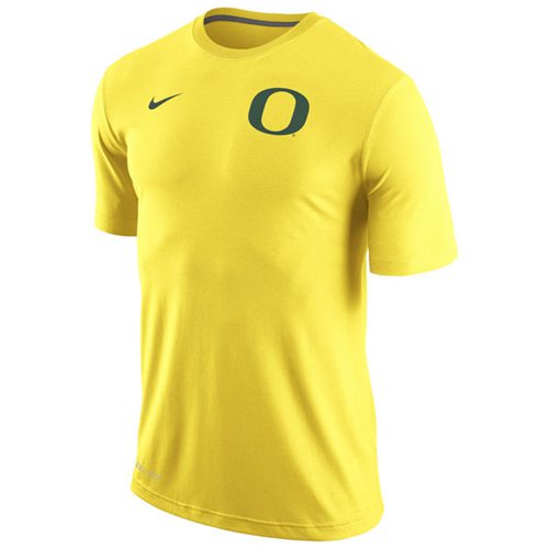 Oregon Ducks Stadium Dri-FIT Touch Top Yellow