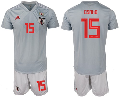 Japan #15 Osako Away Soccer Country Jersey
