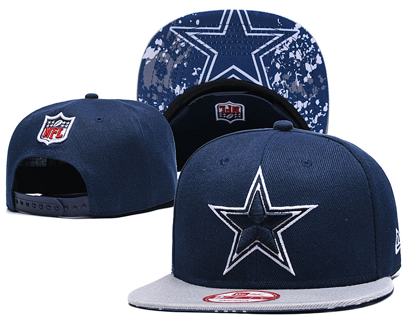 NFL Dallas Cowboys Team Logo Black Adjustable Hat 1 (2)