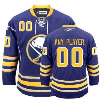 Customized Buffalo Sabres Jersey Blue Third Man Jersey