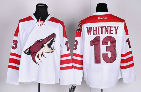 NHL Jerseys Phoenix Coyotes 13 WHITNEY jersey white