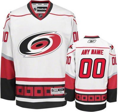 Customized Carolina Hurricanes Jersey White Road Man Jersey