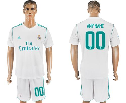 Real Madrid Personalized Home Soccer Club Jersey