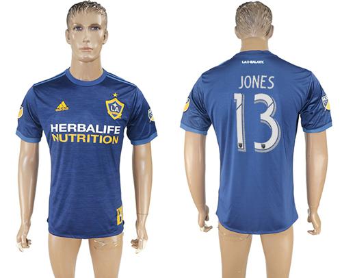 Los Angeles Galaxy #13 Jones Away Soccer Club Jersey