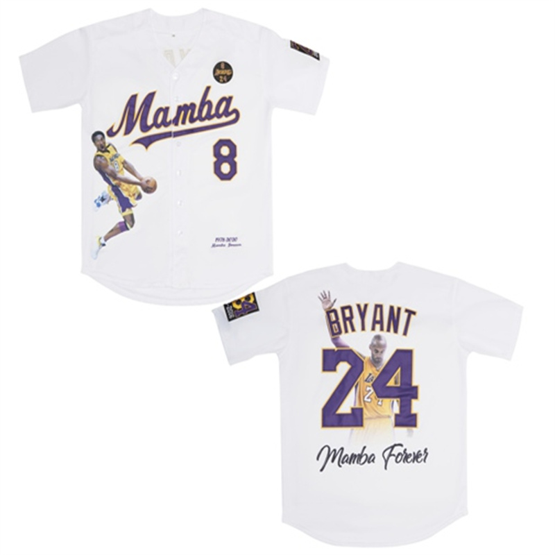 Men's Mamba #8 Back #24 bryant Cool Base Stitched Jerseys 32