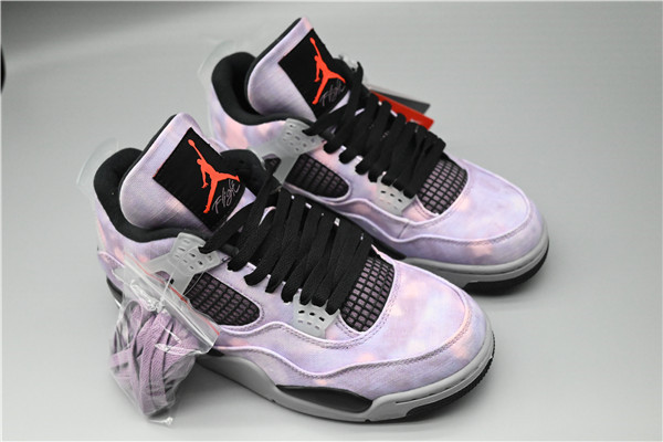 Men's Hot Sale Running Weapon Air Jordan 4 Purple Shoes 0109