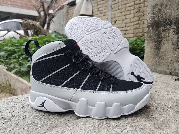 Men's Running Weapon Air Jordan 9 Black Shoes 0011