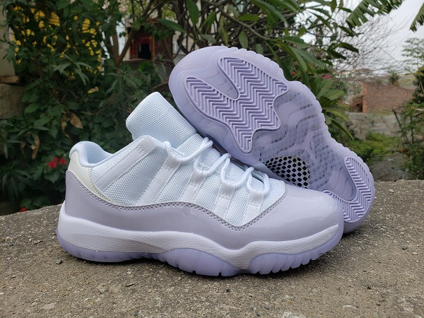 Men's Running Weapon Air Jordan 11 White Shoes 038